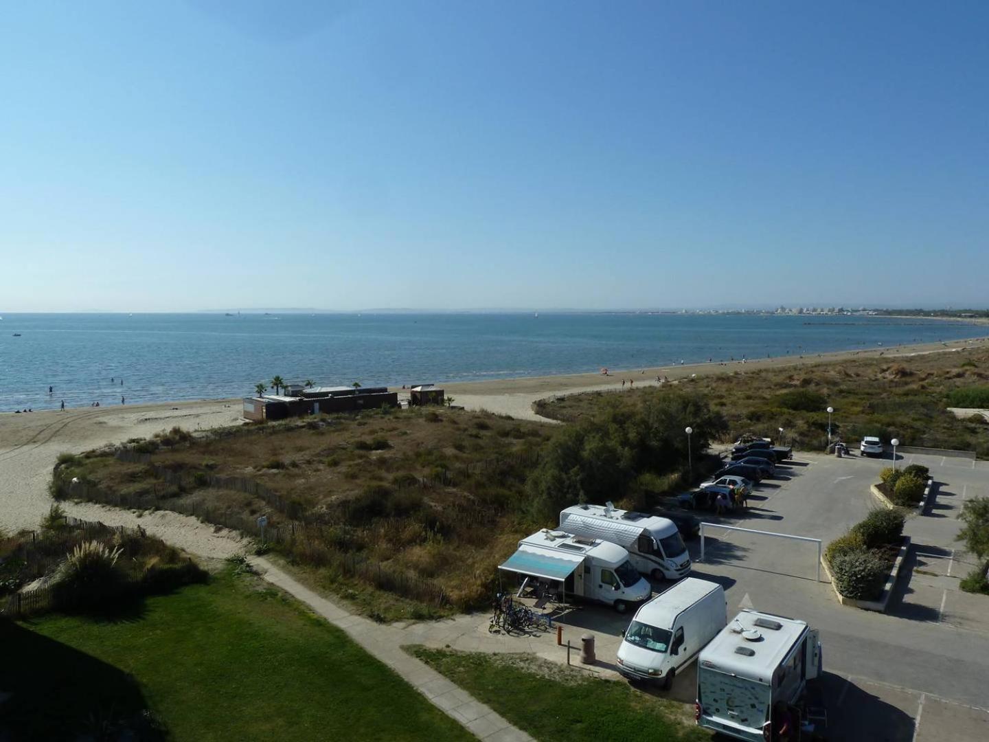 As14629 - P2 Mezzanine Avec Vue Mer Laterale, Dans Une Residence Sur Plage Avec Parking Prive 勒格罗-迪鲁瓦 外观 照片